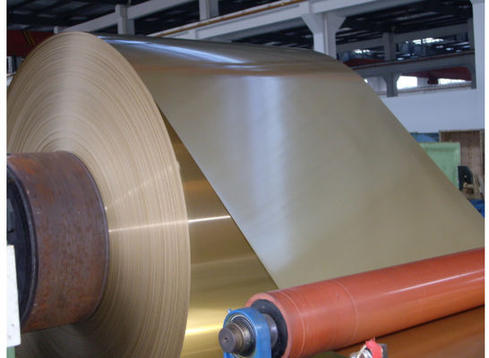 Ребра золотой эпоксидной смолы гидрофильные покрытые алюминиевые закаляют O 0.2MM