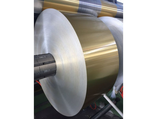 Золотая гидрофильная покрытая алюминиевая фольга для крыльев в кондиционере